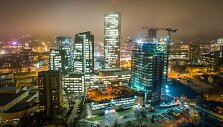 Gimtadienį &scaron;venčiančio Vilniaus vaizdai