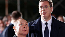 Vladimiras Putinas ir Aleksandaras Vučičius