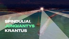 Spinduliai, jungiantys krantus