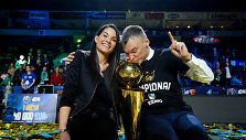 &Scaron;arūnas Jasikevičius ir Anna Douka