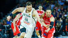Antrosios rinktinės rungtynės: Lietuva &ndash; Gruzija. Donatas Motiejūnas
