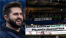 L.Kleiza sulaukė &bdquo;Žalgirio&ldquo; sirgalių atsako