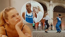 Gailė Butvilaitė ir jos salsos partneris Oddebi 