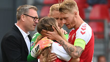S.Kjaeris ir K.Schmeichelis guodžia Ch.Erikseno mylimąją