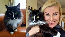 Rūta Mikelkevičiūtė ir katinas Mauras