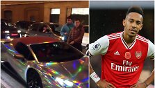 Pierre-Emerickas Aubameyangas mėgsta sportinius automobilius. Taip atrodė jo &bdquo;Lamborghini&ldquo; dar iki avarijos.