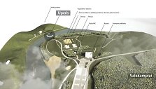 Kelto &bdquo;Uperis&ldquo; projekto vizualizacija