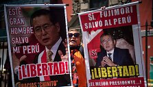 Alberto Fujimori &scaron;alininkai reikalauja jį i&scaron;laisvinti.