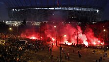 Lenkijos nacionalistų žygis Var&scaron;uvos gatvėmis