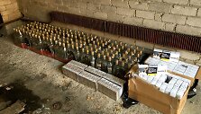 Kauno policijos sulaikytos nelegalios cigaretės ir degtinė