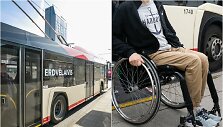 Judėjimo negalią turintis asmuo vie&scaron;ajame transporte