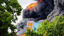 Gaisras Berlyno gamykloje