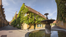 Fuggerei rajonas Augsburge