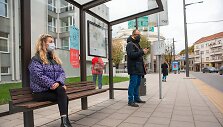 Atstumai ir apsauginės veido kaukės Kaune