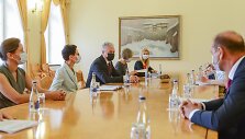 Gitanas Nausėda susitiko su parlamentinių partijų lyderiais ir Ministre Pirmininke Ingrida &Scaron;imonyte