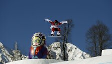 Treniruojasi Kanados snieglentininkė Jenna Blasman
