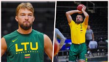Domantas Sabonis ir Jonas Valančiūnas jau plu&scaron;a su Lietuvos rinktine.