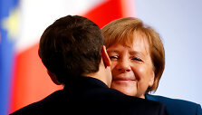 Emmanuelis Macronas ir Angela Merkel