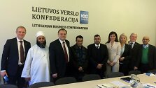 Omano verslo delegacija susitinka su Lietuvos verslo konfederacijos atstovais