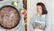 Renata Ničajienė ir jos keptas obuolių pyragas
