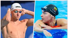 Andrius &Scaron;idlauskas ir Kotryna Teterevkova renkasi skirtingus akinukus.