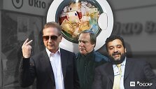 Vladimiro Romanov (k) ir Rubeno Vardaniano (d.) bankai slėpė Sergejaus Roldugino ir kitų Rusijos galingųjų paslaptis