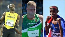 Usainas Boltas, Andrius Gudžius ir Mo Farah