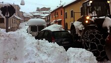 Italija užversta sniego