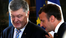 E.Macronas ir P.Poro&scaron;enka Paryžiuje