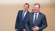 Virginijus Sinkevičius ir Saulius Skvernelis