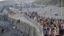 Nelegalūs migrantai plūsta į Seutą