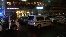 Prie &bdquo;Helios city&ldquo; Vilniuje kilo mu&scaron;tynės: vienas vyras i&scaron;vežtas į ligoninę