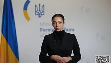 Skaitmeninė Ukrainos užsienio reikalų ministerijos atstovė spaudai Victoria Shi