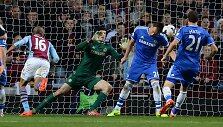 &bdquo;Aston Villa&ldquo; įvartis į &bdquo;Chelsea&ldquo; vartus