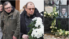 Su Audriumi Kemežiu atsisveikinti atvyko ir Arūnas Matelis bei Vytautas V. Landsbergis