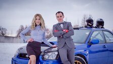 Renaldas &Scaron;einauskas ir Rūta Krik&scaron;čiūnaite prie naujojo &bdquo;Subaru Impreza WRX&ldquo;