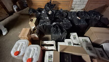 Muitinės kriminalinės tarnybos pareigūnai likvidavo nelegalaus alkoholio ir cigarečių sandėlį