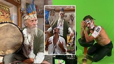 Medono vaizdo klipo filmavimo akimirka