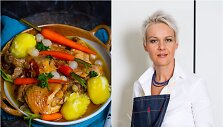 Nida Degutienė ir jos ruo&scaron;tas patiekalas