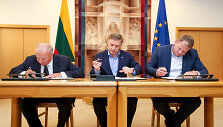 Vytautas Kamblevičius, Ramūnas Karbauskis, Andrius Palionis