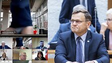 Posėdžio akimirka, Bronislovas Matelis 