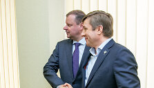 Saulius Skvernelis ir Ramūnas Karbauskis