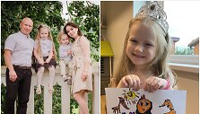 Deimantės Alysienės &scaron;eima ir mažoji Barbora