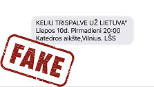 Policija įspėjo, kad kvietimas rinktis su Trispalvėmis yra provokacija