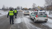 Joni&scaron;kyje &ndash; policijos susi&scaron;audymas su nusikaltėliais