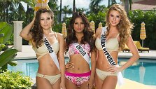 &bdquo;Mis Meksika&ldquo; Josselyn Garciglia, &bdquo;Mis Indija&ldquo; Noyonita Lodh ir &bdquo;Mis Slovakija&ldquo; Silvia Prochadzkova