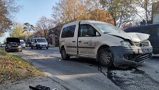 Vilniuje prie Vingio parko susidūrė 3 automobiliai, sužeistas vaikas