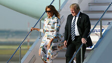 Donaldas ir Melania Trumpai Tokijuje