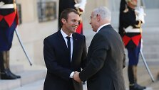 Emmanuelis Macronas su Benjaminu Netanyahu