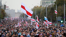 Protestuotojai Minske